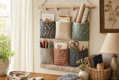 DIY wall organizer — AI-generated image