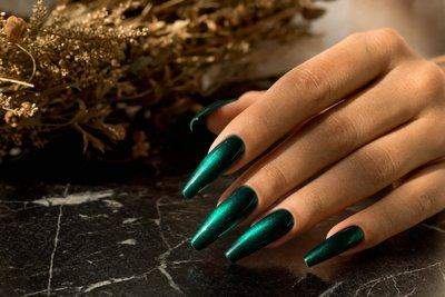 Bold, Trendy Coffin Nail Designs for Long Nails — AI-generated image