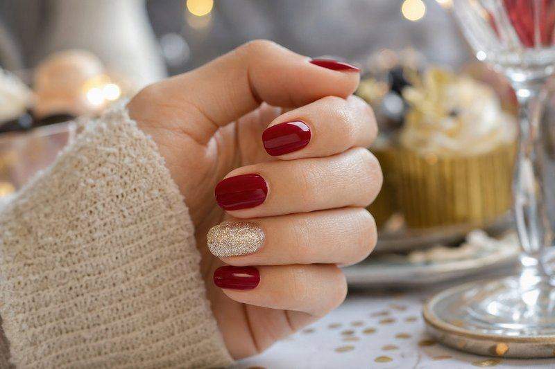 Easy, Festive Glitter Nail Designs for Any Bold Occasion — AI-generated image
