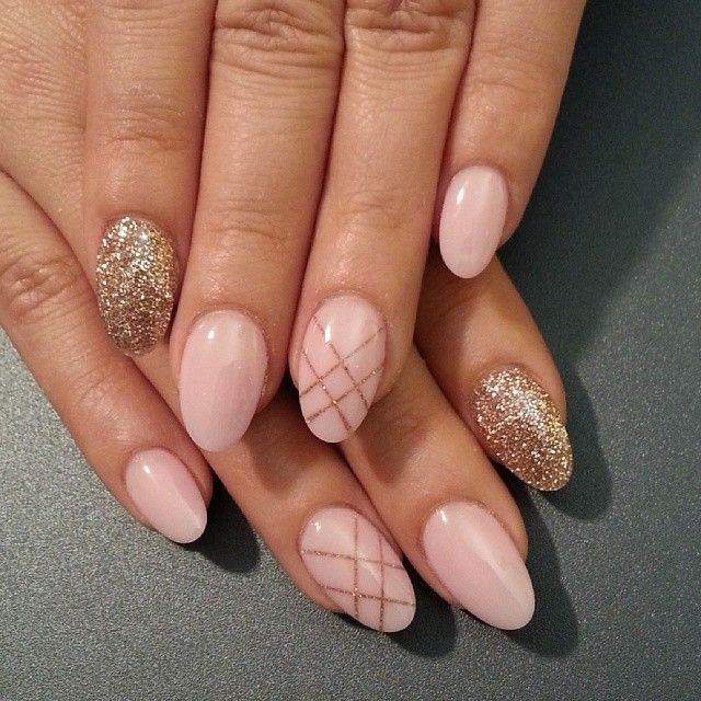 Summer nail design trend with bright color