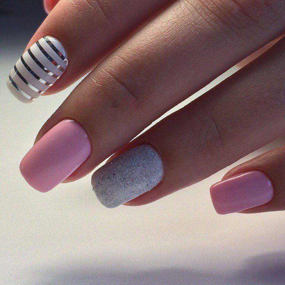 Beginner-level summer nail art design