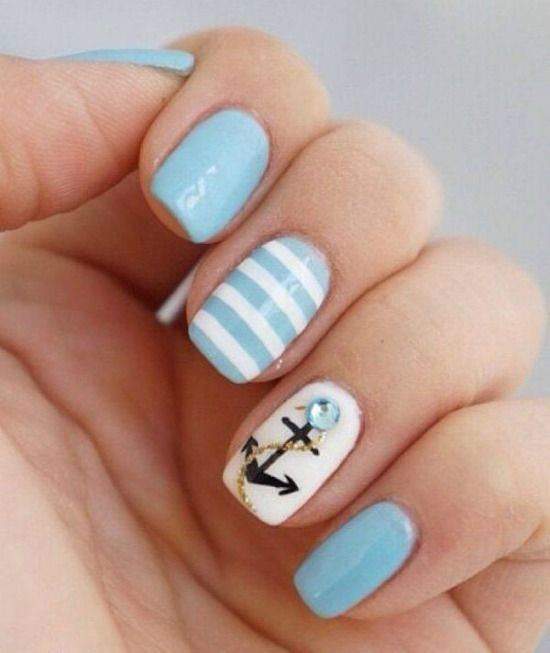 Trending summer nail art colors and patterns