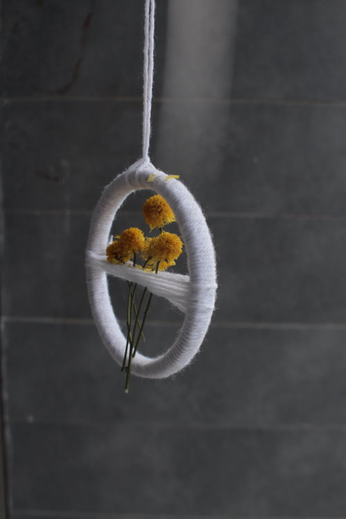Simple DIY Hanging Flower Holder Final Image 2